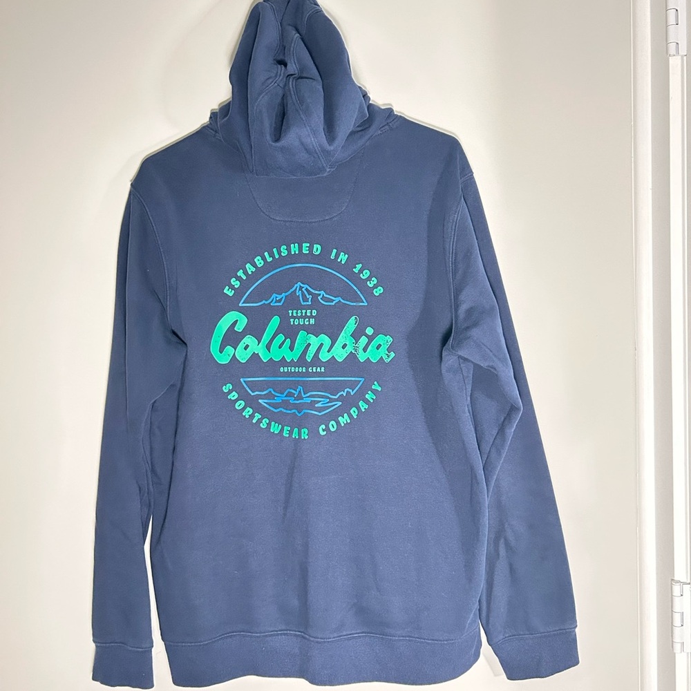 Columbia Men's Dark Blue Hoodie Sweater